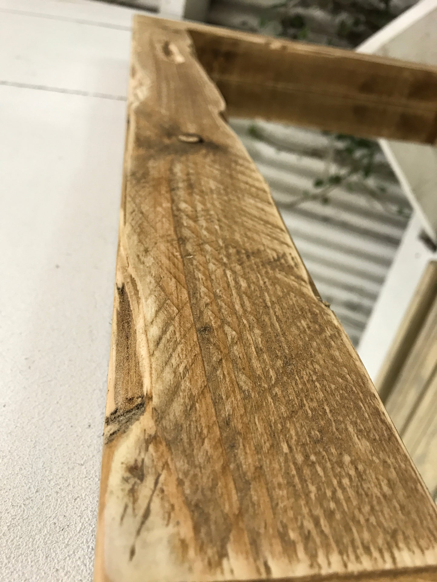 Handcrafted Chunky Frame Portrait Rustic Mirror – Available in Multiple Finishes