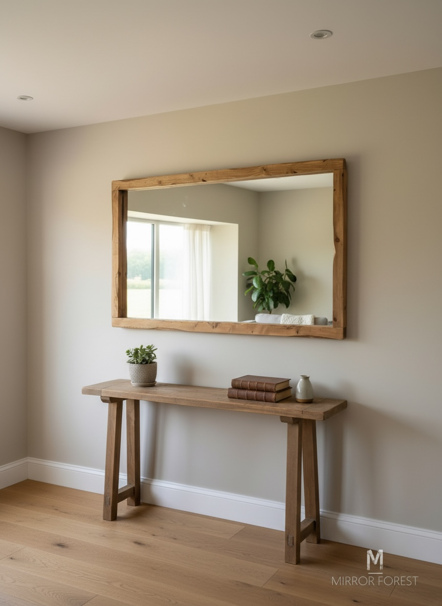 Langdale - Thin Frame Rustic Mirror