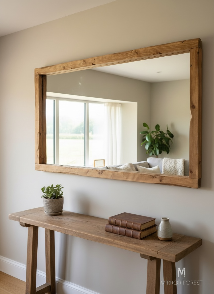 Langdale - Thin Frame Rustic Mirror
