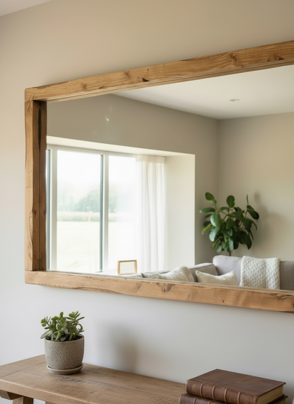 Langdale - Thin Frame Rustic Mirror