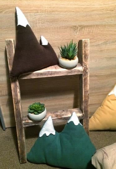 Country House Rustic Storage Ladders / Towel Holder