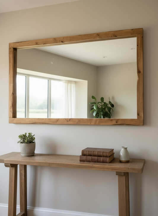 Langdale - Thin Frame Rustic Mirror
