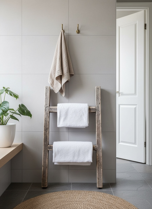 Keswick - Country Rustic Ladders / Towel Holder