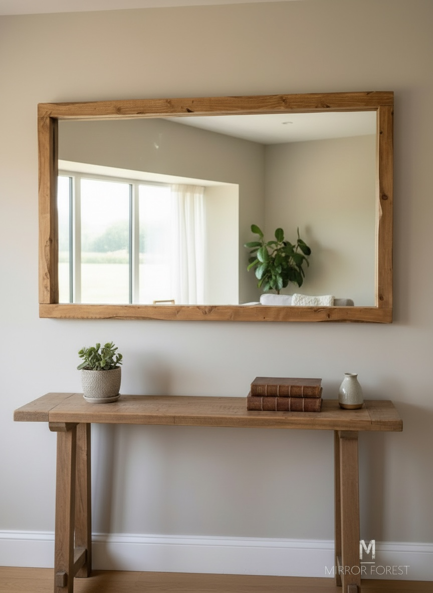 Langdale - Thin Frame Rustic Mirror
