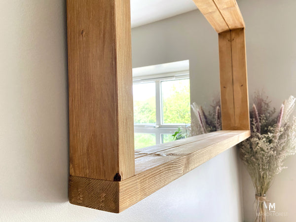rustic mirror