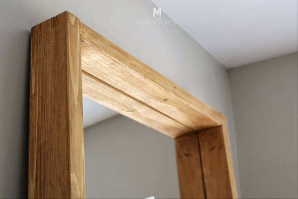 oak mirror