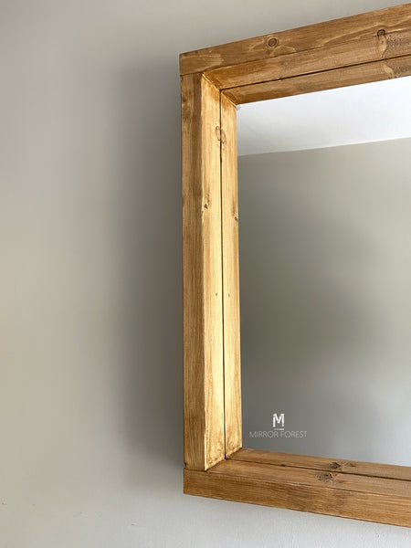 wood mirror