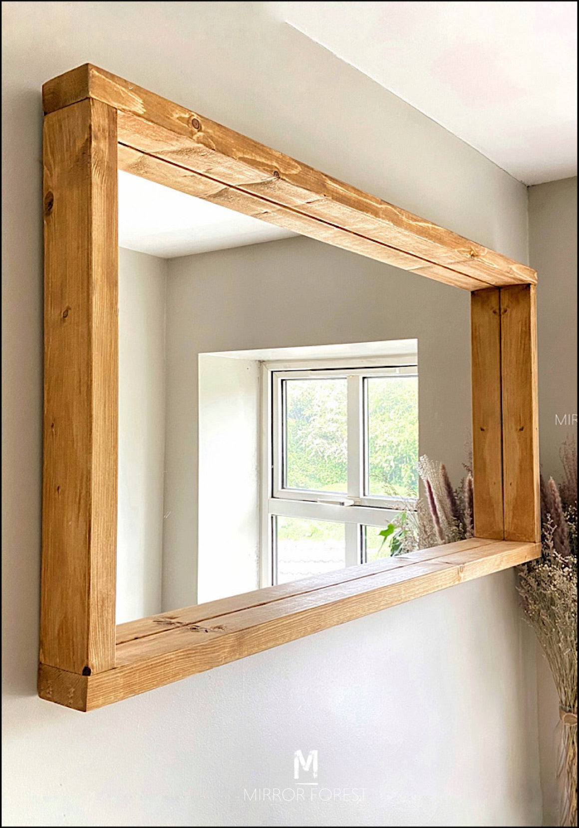 Rustic mirror