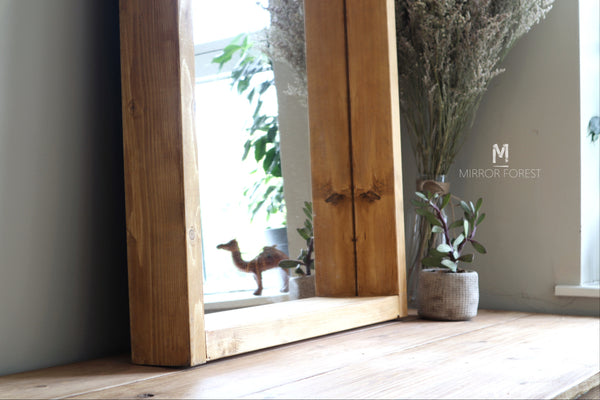 rustic mirror