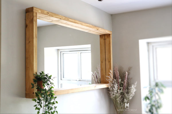 rustic mirror